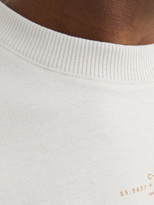 Tricou JACK &JONES Solarize - 12256364-Moonbeam [4]