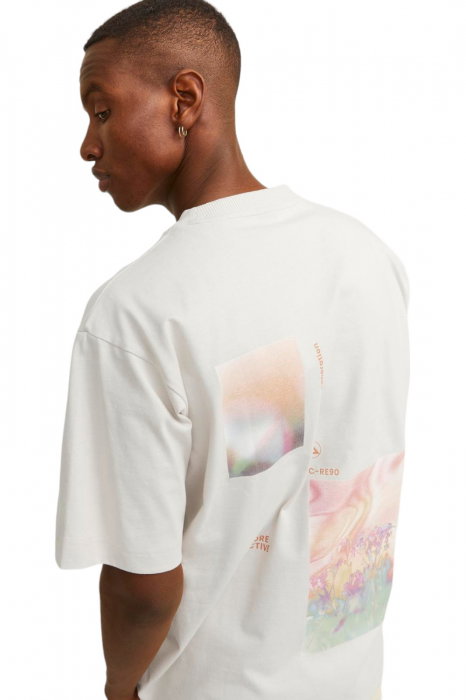 Tricou JACK &JONES Solarize - 12256364-Moonbeam [5]