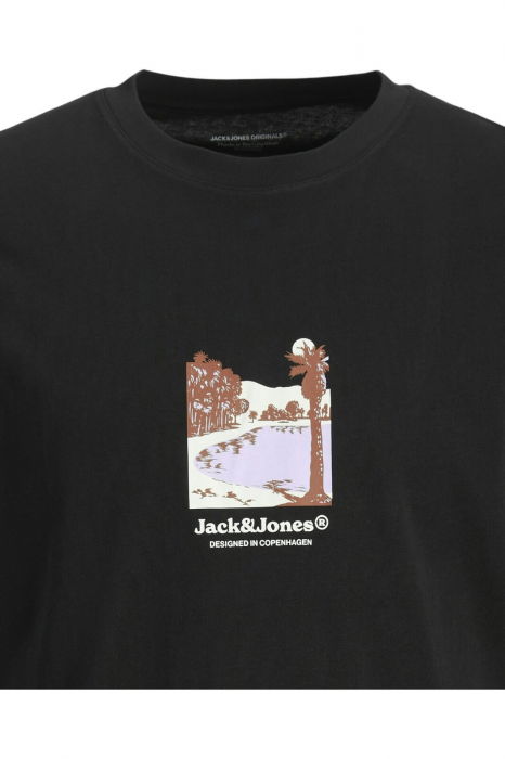 Tricou JACK &JONES Split Graphic Front - 12273000-Black [2]