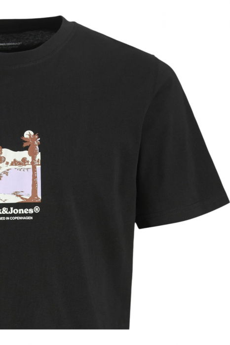 Tricou JACK &JONES Split Graphic Front - 12273000-Black [4]