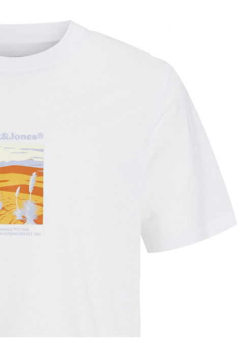 Tricou JACK &JONES Split Graphic Front - 12273000-Bright White [4]