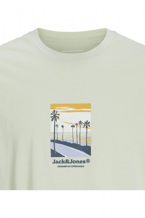 Tricou JACK &JONES Split Graphic Front - 12273000-Celadon Tint [2]