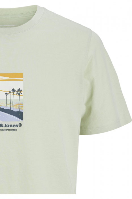 Tricou JACK &JONES Split Graphic Front - 12273000-Celadon Tint [4]