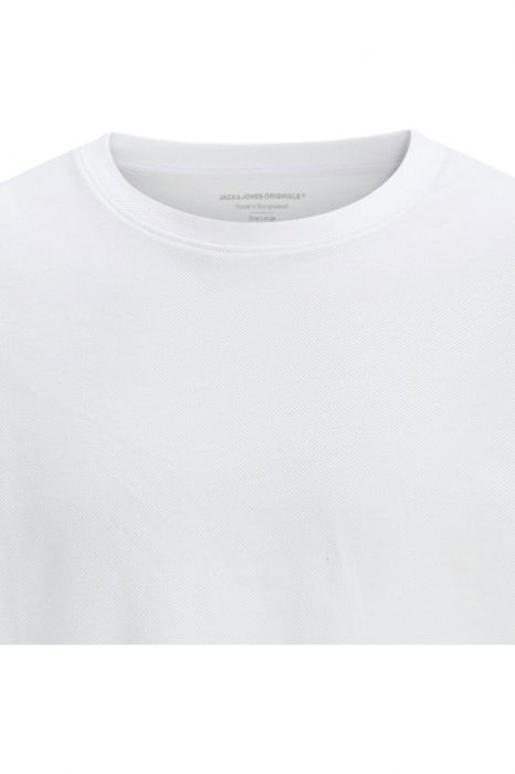 Tricou JACK &JONES Split Twill - 12273109-Bright White [2]