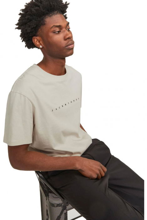 Tricou JACK &JONES Star - 12234746-Moonbeam [3]