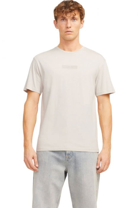 Tricou JACK &JONES Taka - 12269369-Moonbeam [1]
