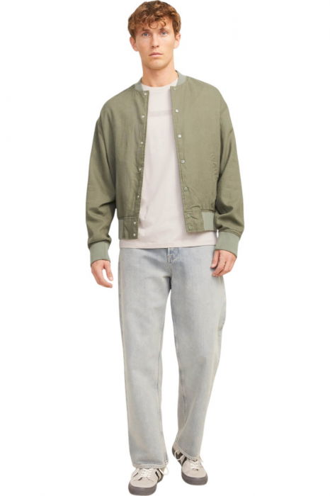 Tricou JACK &JONES Taka - 12269369-Moonbeam [4]