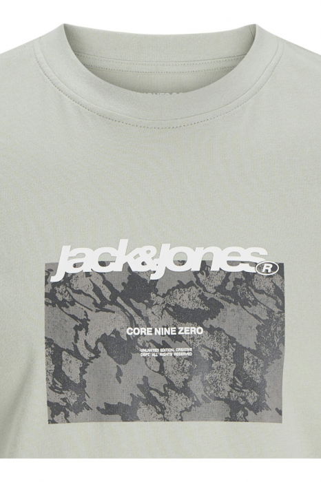 Tricou JACK &JONES Tarmac Camo Front JNR - 12274620-Aqua Gray [2]
