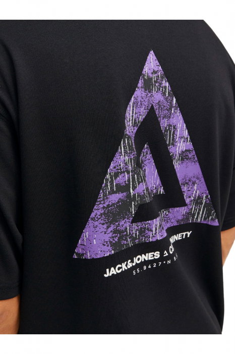 Tricou JACK &JONES Triangle - 12253435-Black [6]