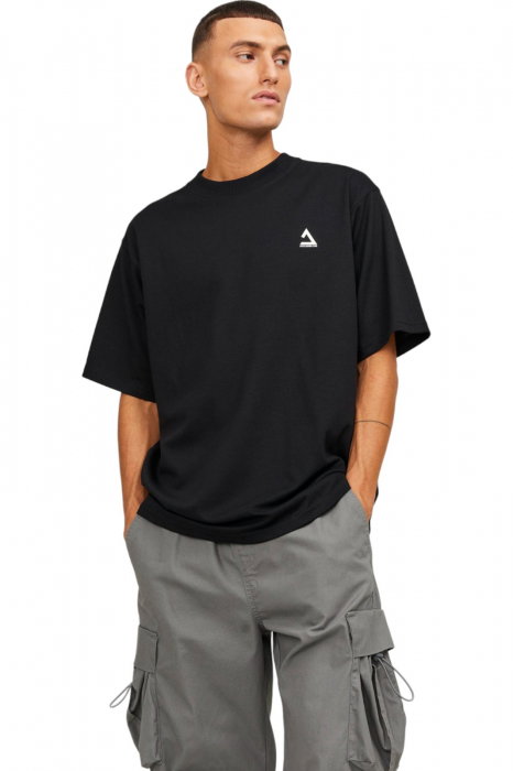 Tricou JACK &JONES Triangle - 12253435-Black [4]
