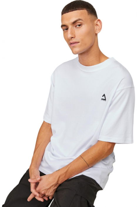 Tricou JACK &JONES Triangle - 12253435-White [4]