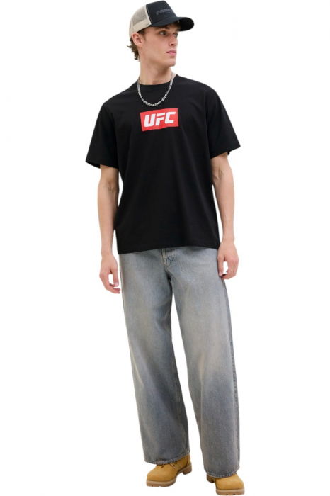 Tricou JACK &JONES UFC CN - 12290261-Black [6]