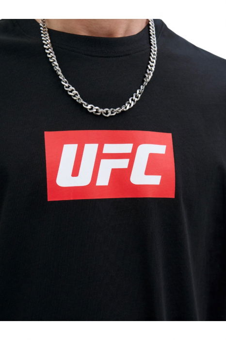 Tricou JACK &JONES UFC CN - 12290261-Black [3]