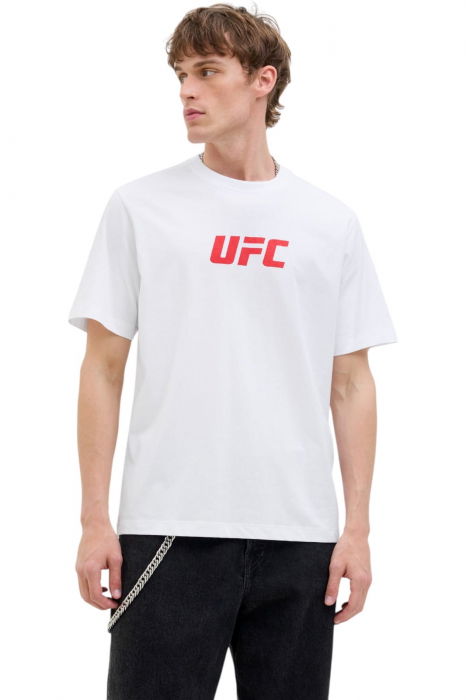 Tricou JACK &JONES UFC CN - 12290261-Bright White [1]
