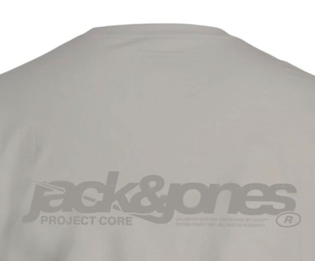 Tricou JACK &JONES Union Back Print PLS - 12279627-Paloma [3]