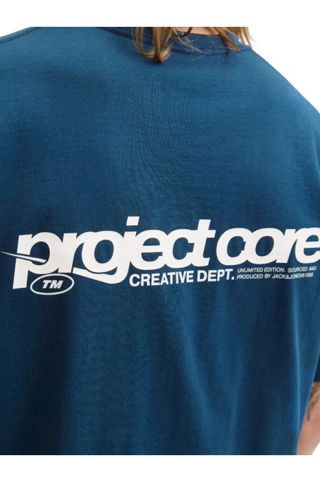 Tricou JACK &JONES Union Back Print PLS - 12279627-Titan [3]