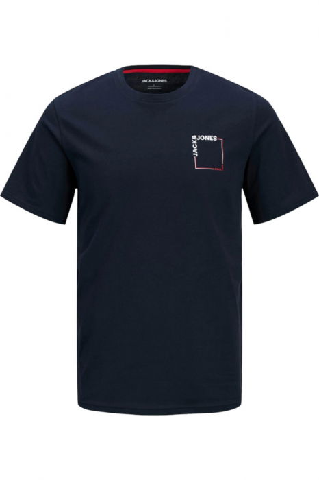 Tricou JACK &JONES Verner - 12269314-Sky Captain [1]