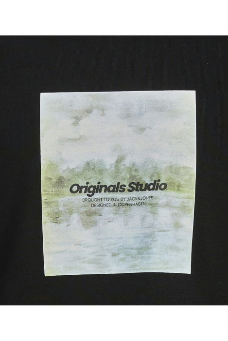 Tricou JACK &JONES Vesterbro Newton Box - 12265742-Black [4]