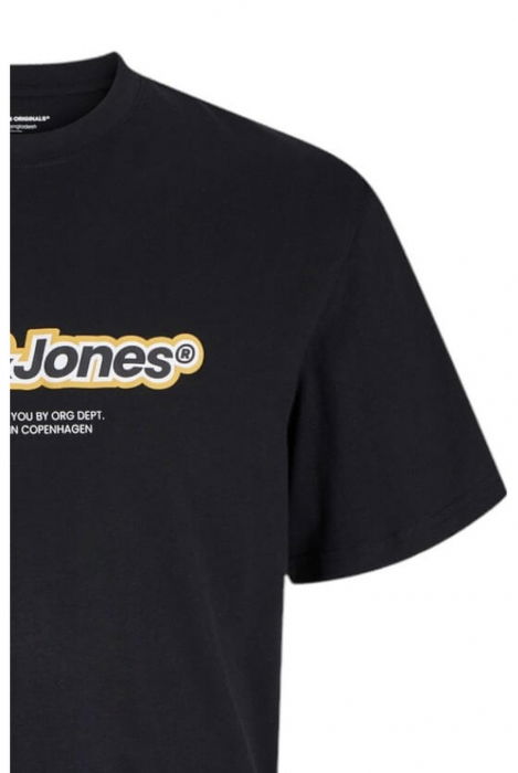 Tricou JACK &JONES Vesterbro Newton Brand - 12265740-Black [4]