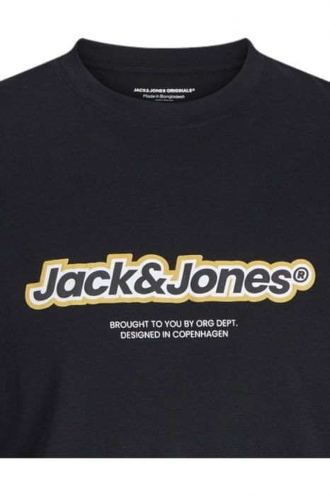 Tricou JACK &JONES Vesterbro Newton Brand - 12265740-Black [2]