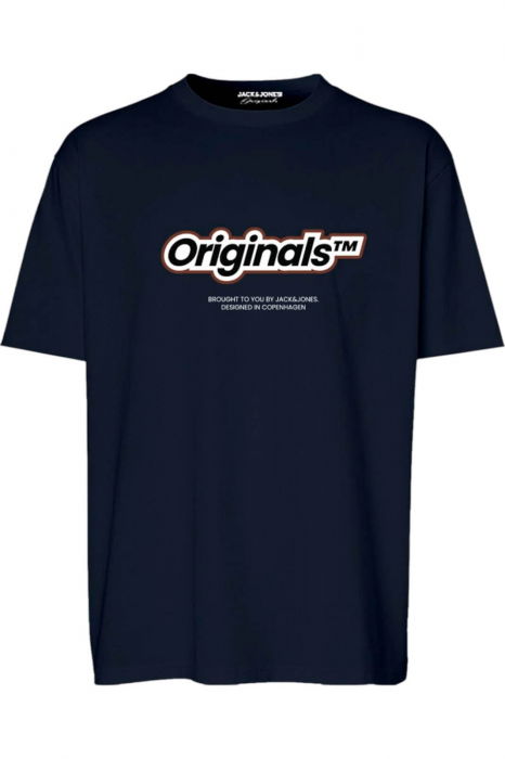 Tricou JACK &JONES Vesterbro Newton Brand Scan - 12265740-Sky Captain [1]