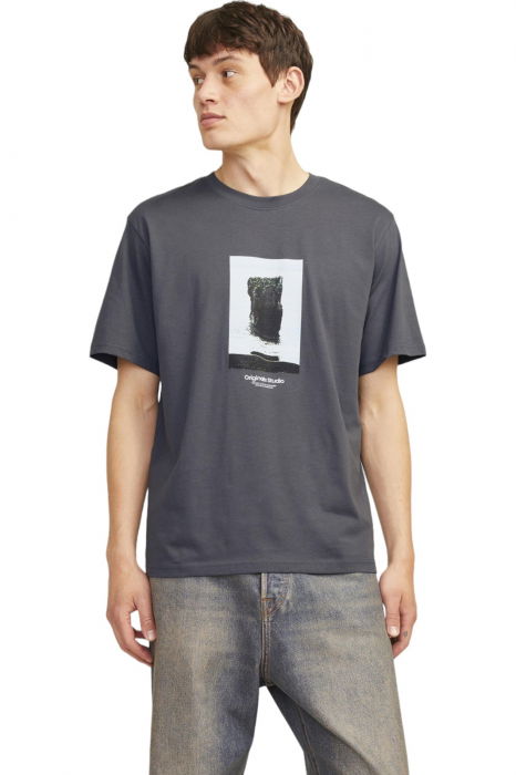 Tricou JACK &JONES Vesterbro Picture - 12250421-Iron [6]