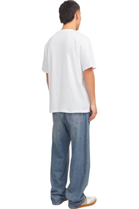 Tricou JACK &JONES Vesterbro Picture SS25 - 12250421-Bright White [2]