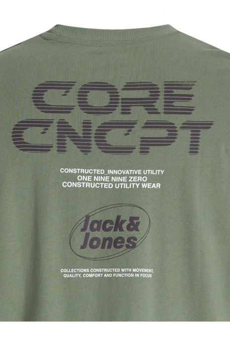 Tricou JACK &JONES Vibrant Back Print - 12277746-Sea Spray [4]