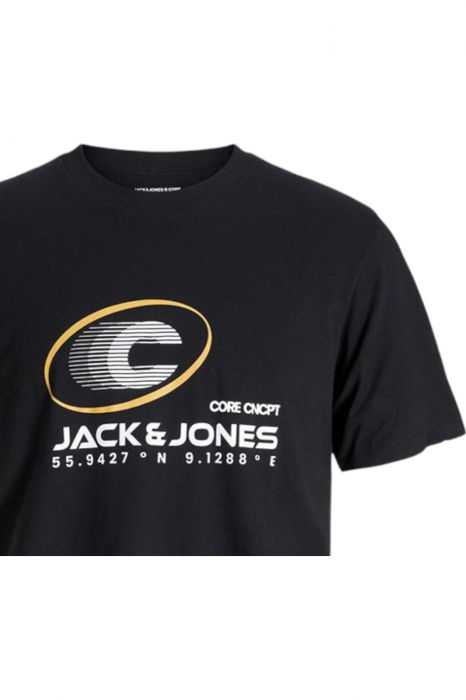 Tricou JACK &JONES Vibrant Crew Neck AW24 - 12277744-Black [3]