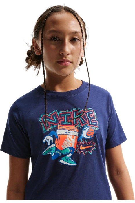 Tricou NIKE K Boxy Hoops - IM9532-410 [3]