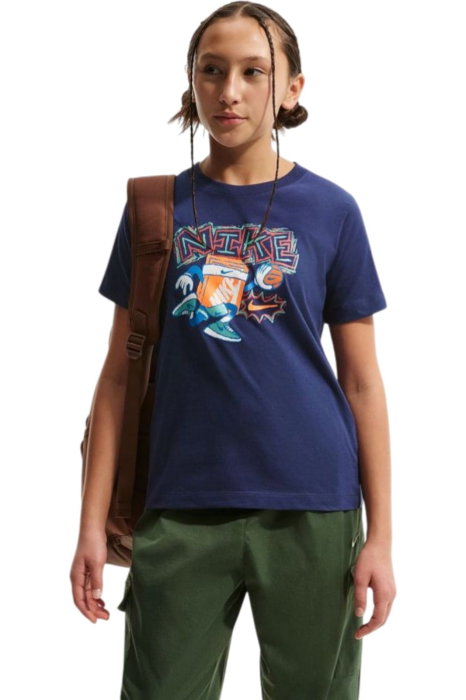 Tricou NIKE K Boxy Hoops - IM9532-410 [1]