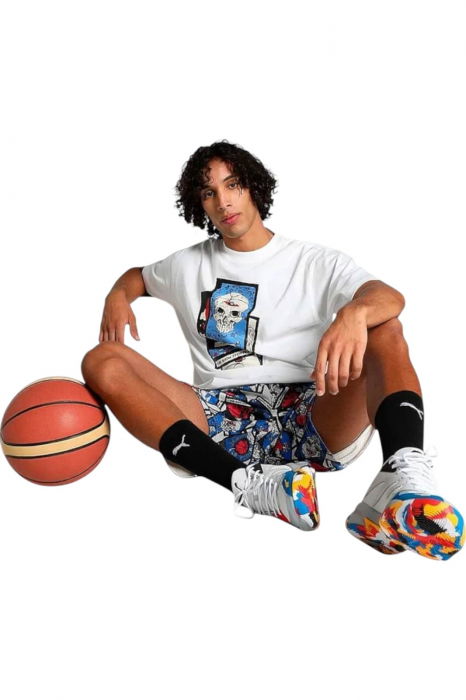 Tricou PUMA Hoops Deck - 624776-01 [5]