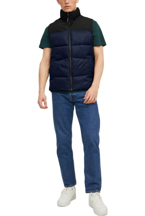 Vesta JACK &JONES Chili Bodywarmer - 12212221-Navy Blazer BLOCKING [6]