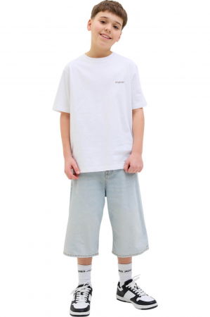 Blugi scurti JACK &JONES Iron Original SQ205 SN JNR - 12272047-Blue Denim [4]