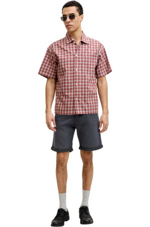 Blugi scurti JACK &JONES Rick Con 720 SN - 12224130-Black Denim [3]