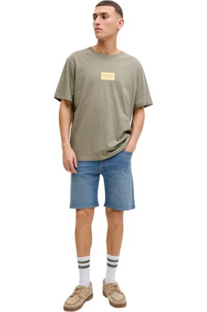 Blugi scurti JACK &JONES Rick Original 999 - 12290839-Blue Denim [3]