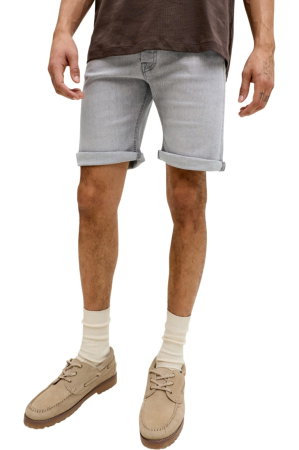 Blugi scurti JACK &JONES Rick Original 999 - 12290839-Grey Denim [3]