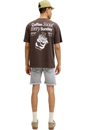 Blugi scurti JACK &JONES Rick Original 999 - 12290839-Grey Denim [1]