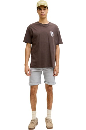 Blugi scurti JACK &JONES Rick Original 999 - 12290839-Grey Denim [4]