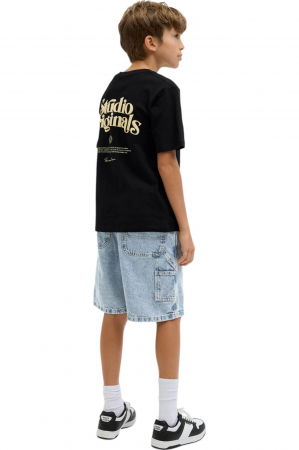 Blugi scurti JACK &JONES Tony Carpenter 234 SN JNR - 12277786-Light Blue Denim [1]