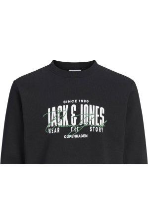 Bluza JACK &JONES Aero Sweat Crew Neck - 12298492-Black [3]