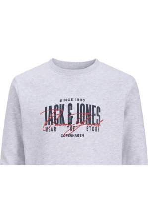 Bluza JACK &JONES Aero Sweat Crew Neck - 12298492-White Melange [3]