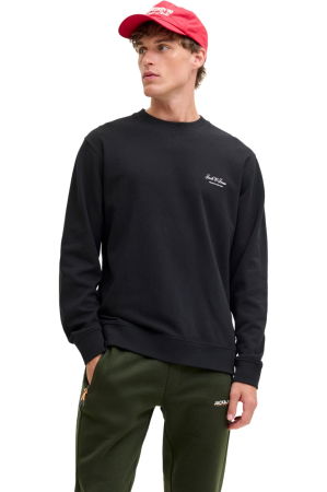 BĂRBAŢI - Bluza JACK &JONES Archive Graphic Crew - 12287995-Black