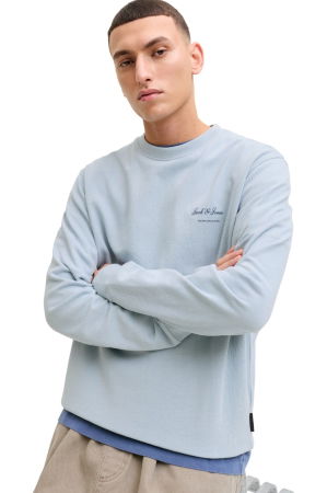 Bluza JACK &JONES Archive Graphic Crew - 12287995-Celestial Blue [4]