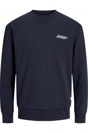 Bluza JACK &JONES Beau Crew - 12268435-Sky Captain [0]