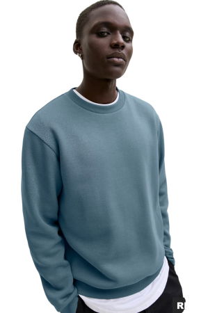 Bluza JACK &JONES Bradley Crew - 12249341-Blue Mirage [2]