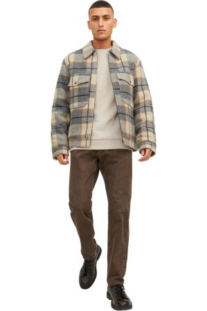 Bluza JACK &JONES Bradley Crew - 12249341-Moonbeam [5]