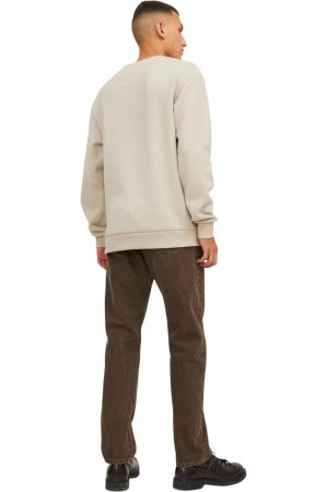 Bluza JACK &JONES Bradley Crew - 12249341-Moonbeam [1]