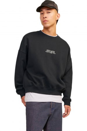 BLUZE - Bluza JACK &JONES Brooklyn Graphic Back - 12262881-Black