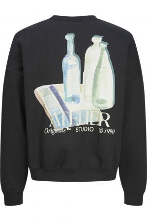 Bluza JACK &JONES Brooklyn Graphic Back - 12262881-Black [3]